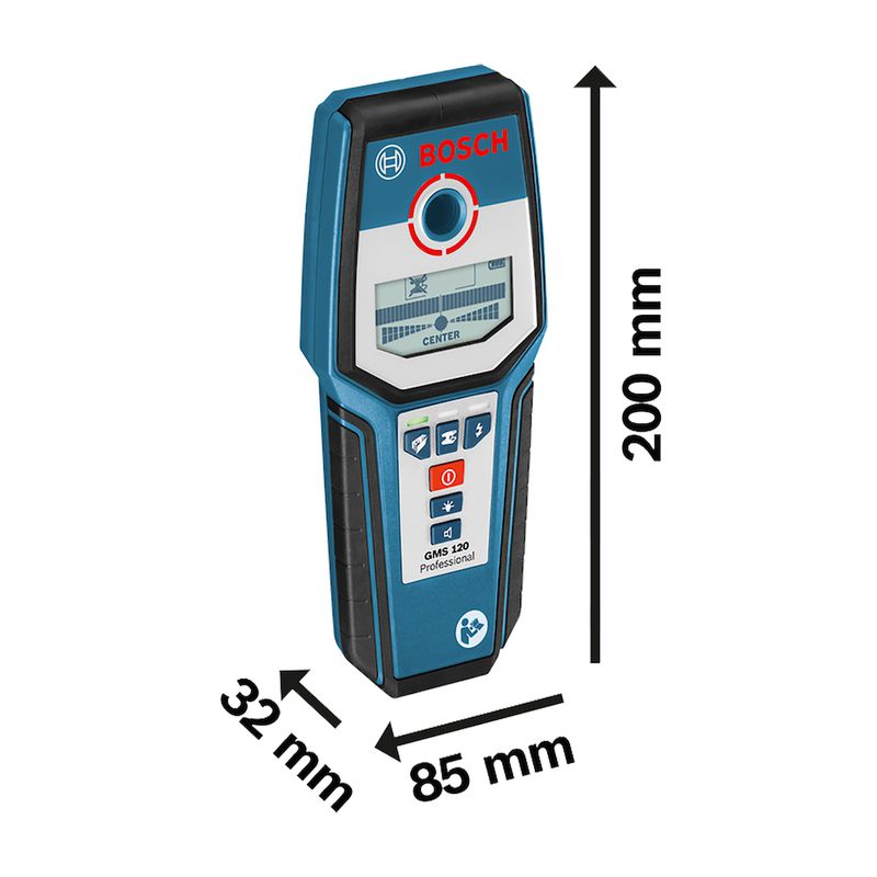 Detector de parede Bosch GMS 120 (120mm)