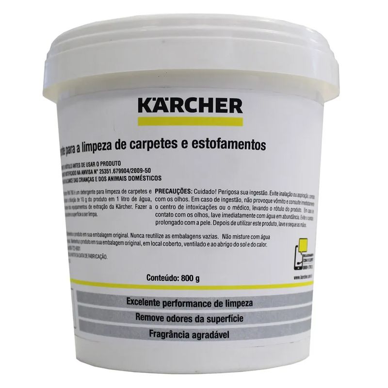 Detergente em Pó Para Extratora 800g RM 760 (93811710) - Karcher 