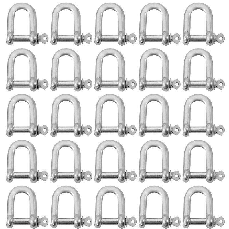 Kit Manilha Reta Para Cabo De Aço 3/8'' 2,0004 (Com 25 Unidades) - Nord