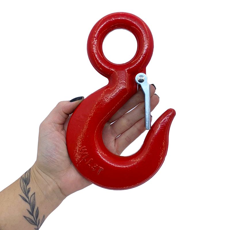 Gancho de Aço Com Olhal e Trava 3000kg 1/2'' (5,0005) - Nord 