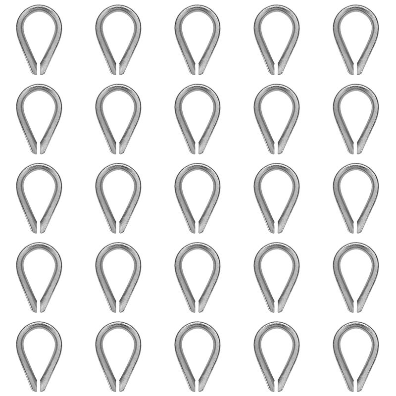 Kit Sapatilha Para Cabo De Aço 3/16'' - 8,0002 (Com 25 Unidades) - Nord 