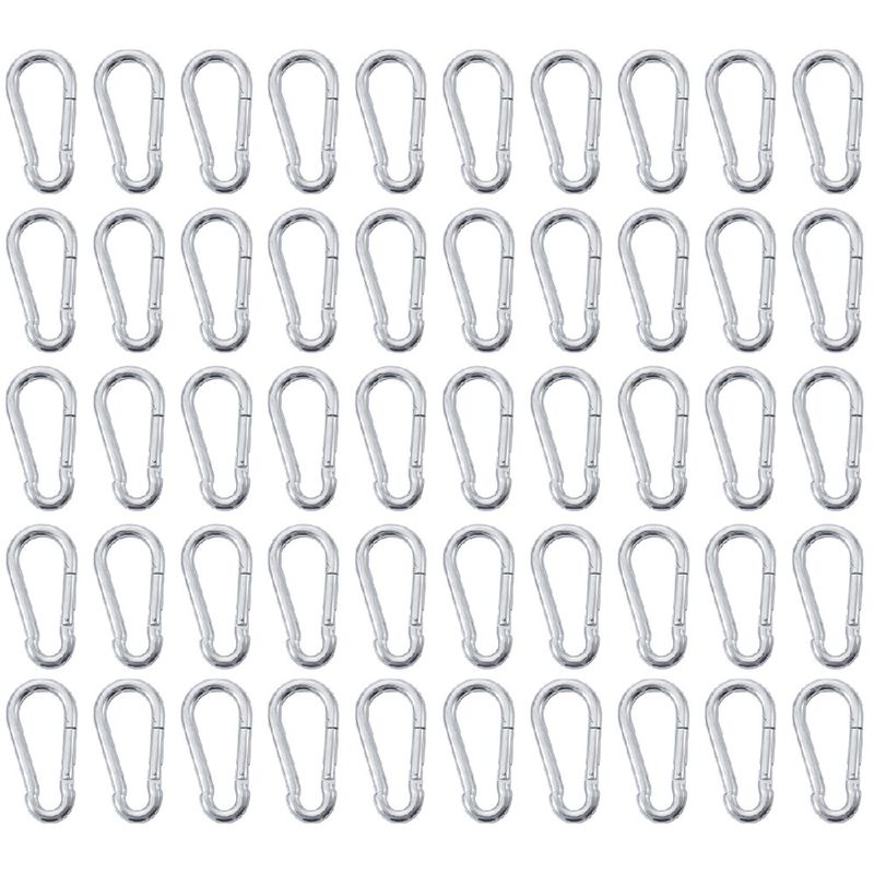 Kit Mosquetão Com Trava 5 x 50 Mm - 10,0002 (Com 50 Unidades) - Nord