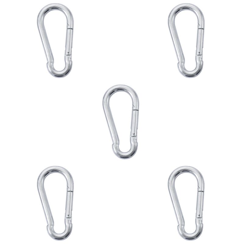 Kit Mosquetão Com Trava 9 x 90 Mm - 10,0006 (Com 5 Unidades) - Nord
