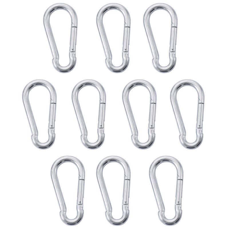 Kit Mosquetão Com Trava 9 x 90 Mm - 10,0006 (Com 10 Unidades) - Nord