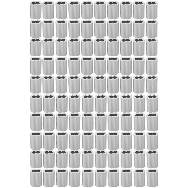 Kit Prensa Para Cabos de Aço 1/16'' - 11,0001 (Com 100 Unidades) - Nord