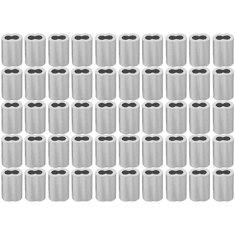 Kit Prensa Para Cabos de Aço 1/8'' - 11,0003 (Com 50 Unidades) - Nord