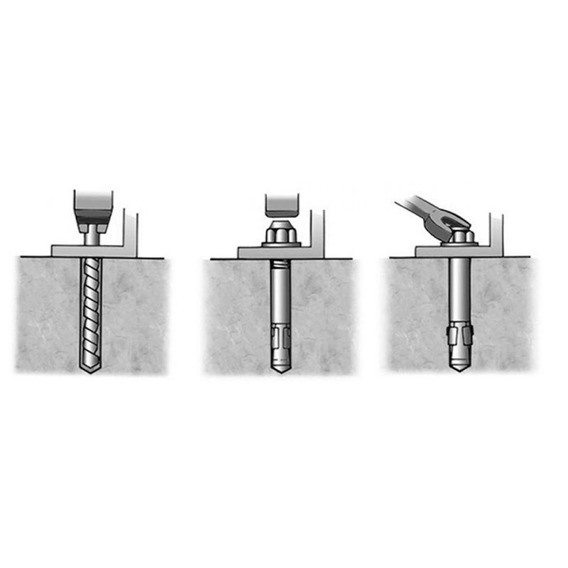 Kit Chumbador Parabolt 5/16 x 3.1/4'' - 25,0004 (Com 5 Unidades) - Nord