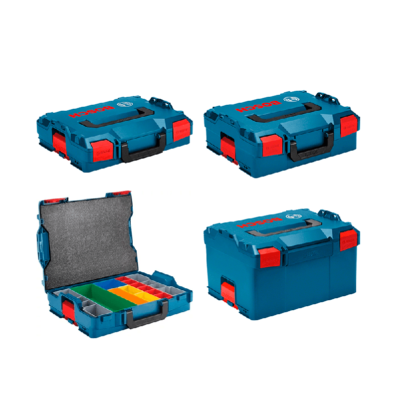 Kit 4 Maletas L-Boxx + Carrinho de Transporte Articulado - BOSCH