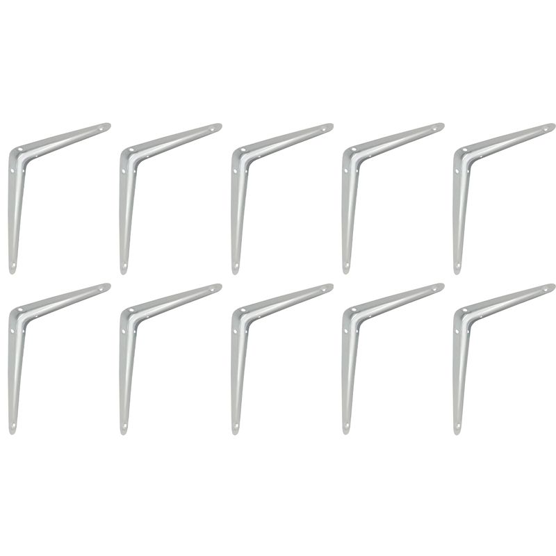Kit Suporte De Prateleira - Cantoneira - 15 X 20 Cm 47,0002 (Com 10 Unidades) - Nord