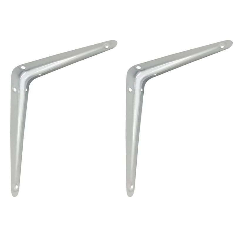 Kit Suporte De Prateleira - Cantoneira - 25 X 30 Cm 47,0004 (Com 2 Unidades) - Nord