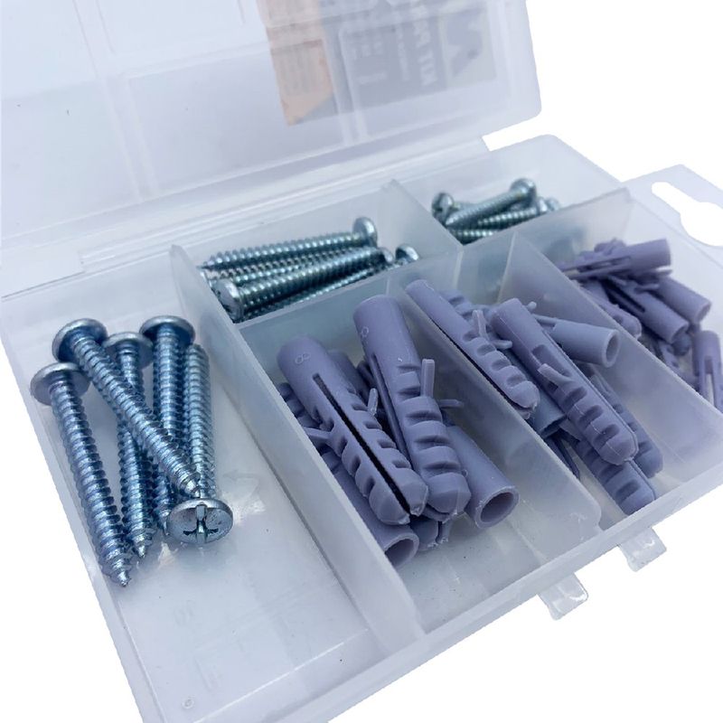 Kit Parafuso Cabeça Panela e Bucha 54 Peças (43,0001) - Nord