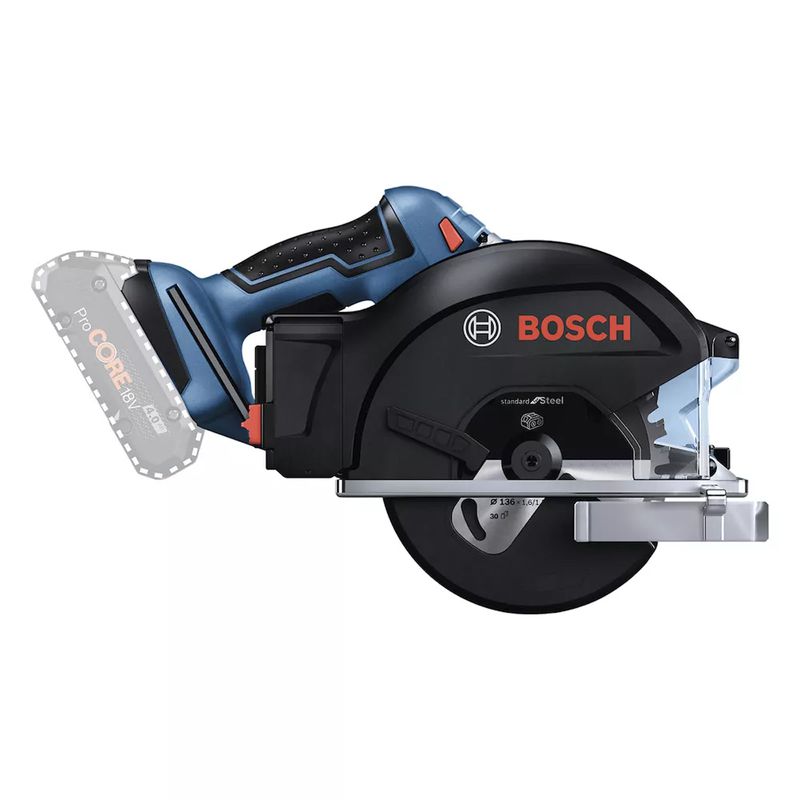 Serra Circular 18V Sem Fio Com Carregador e 2 Baterias (GKM 18V-50) - Bosch