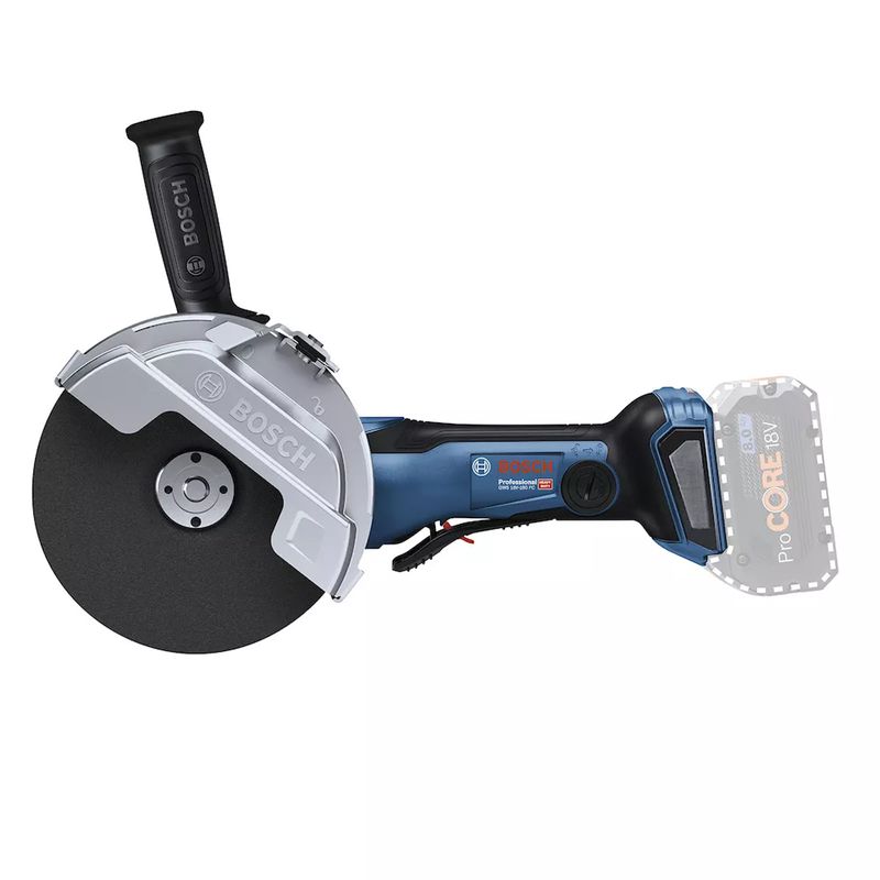Esmerilhadeira 18V Brushless Sem Fio Com Carregador e 2 Baterias (GWS 18V-180 PC) - Bosch 