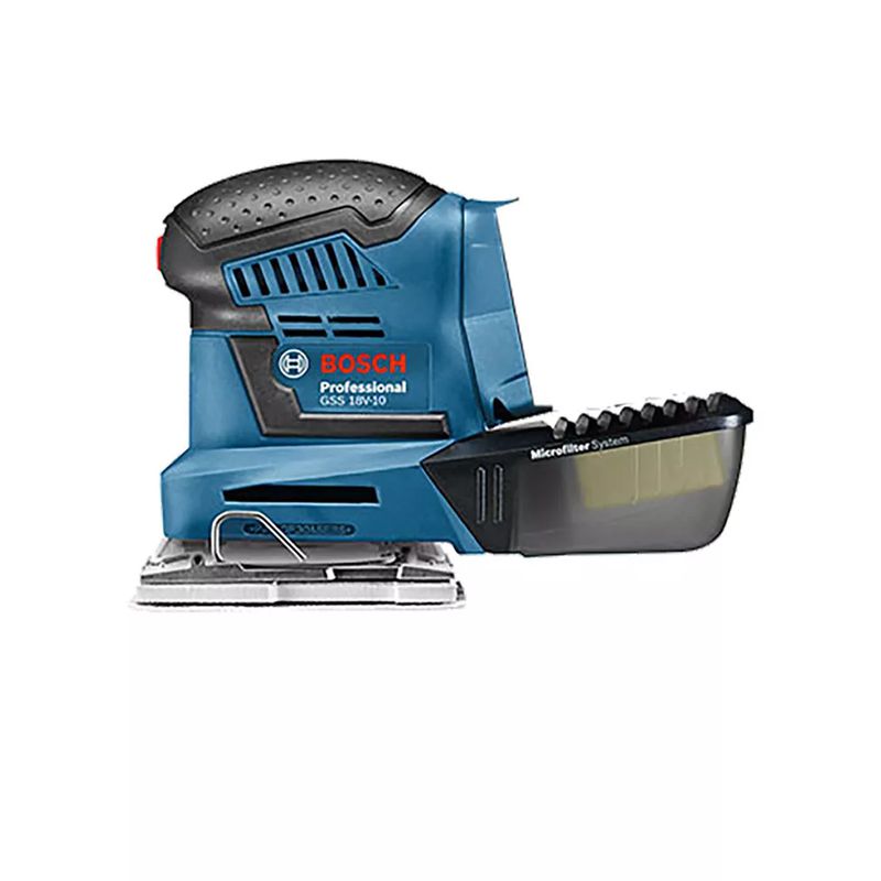 Lixadeira Oscilante 18V Sem Fio Com Carregador e 2 Baterias (GSS 18V-10) - Bosch