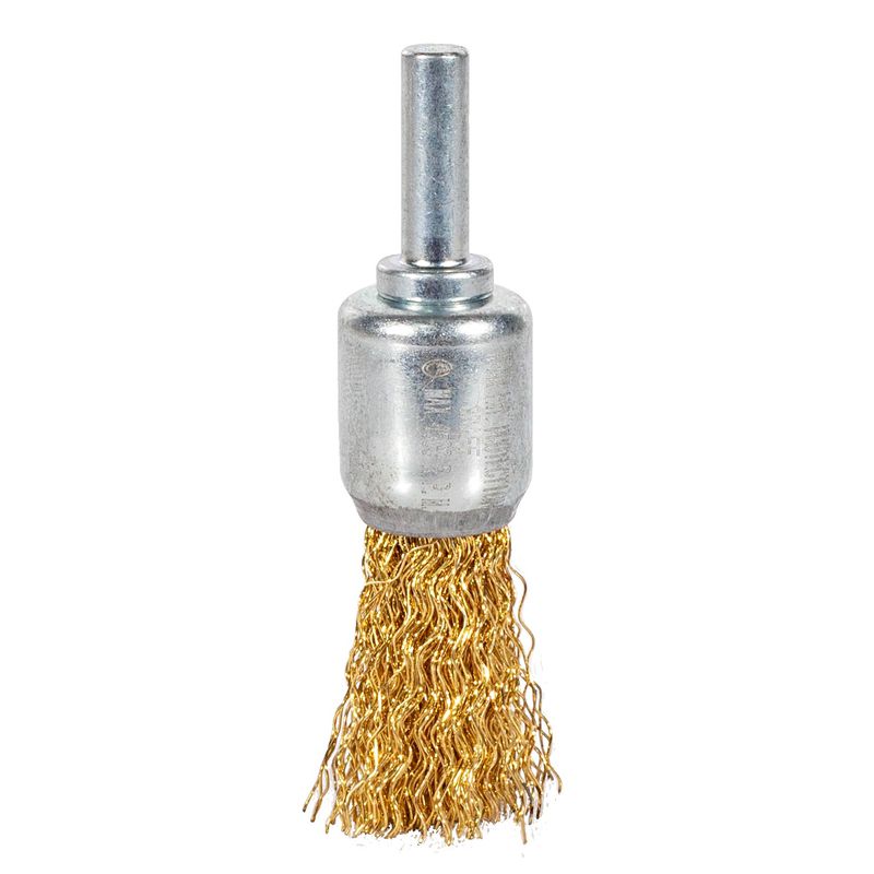Escova de Aço Latonado tipo Pincel c/ Haste 3/4''x1/4'' (571,0012) - Graff Vintage