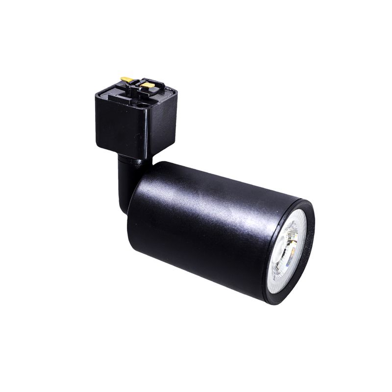 Spot LED Para Trilho Preto 7W 3.000K - Noll