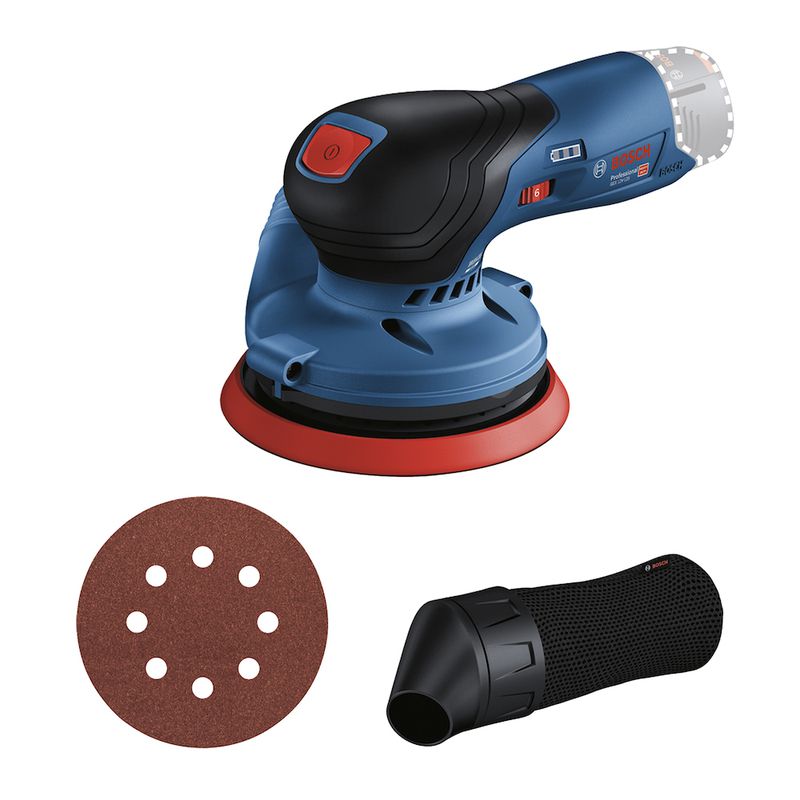 Lixadeira roto orbital a bateria Bosch GEX 12V-125, Brushless, SB