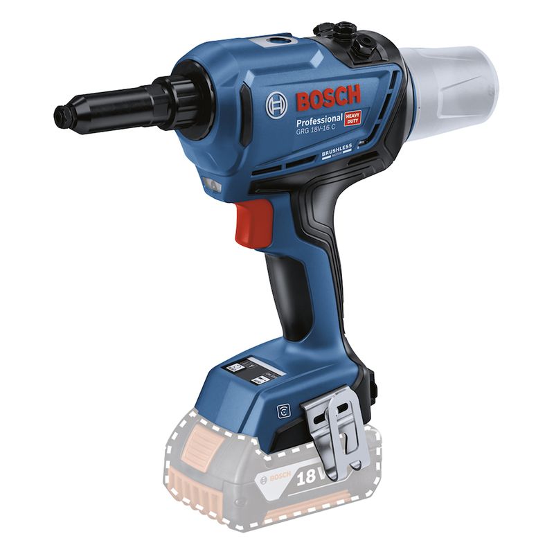 Rebitador a Bateria GRG 18V-16 C, Brushless, 18V SB - Bosch