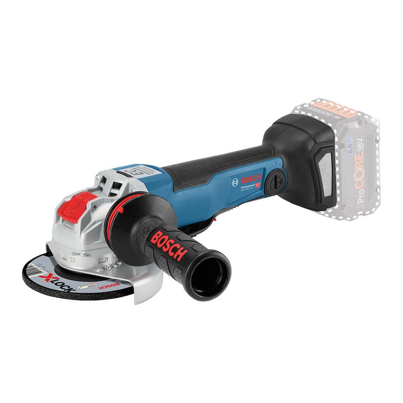 Esmerilhadeira angular GWX 18V-10 PC, 18V SB, em maleta - Bosch