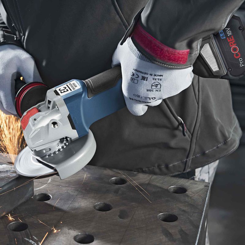 Esmerilhadeira angular GWX 18V-10 PC, 18V SB, em maleta - Bosch