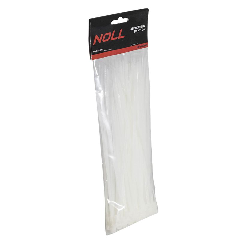 Abraçadeira de Nylon Natural 4mm X 250mm (80,0006) - Noll