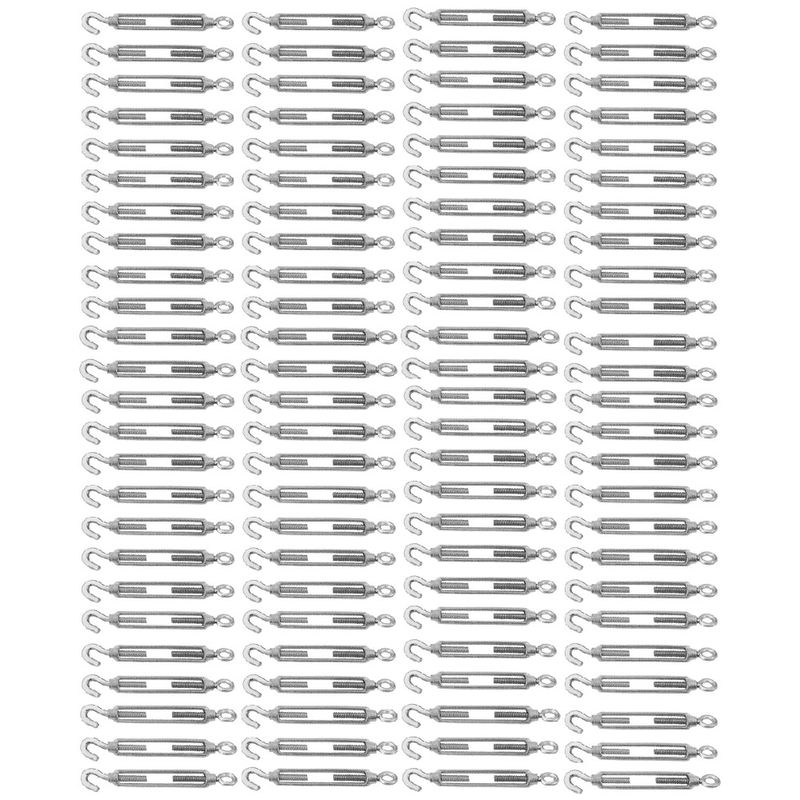 Kit Esticador Para Cabo De Aço Gancho/olhal 3/16'' 3,0001 (Com 100 Unidades) - Nord 