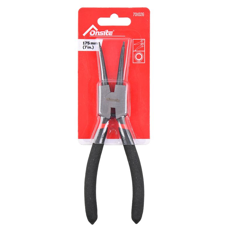 Alicate Para Anéis Externo Reto Com Trava 7'' (701026) - Onsite