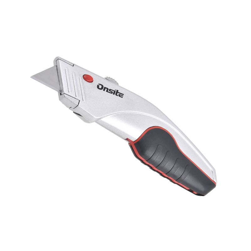 Estilete de Segurança Retrátil 165mm Com 5 Lâminas (711153) - Onsite