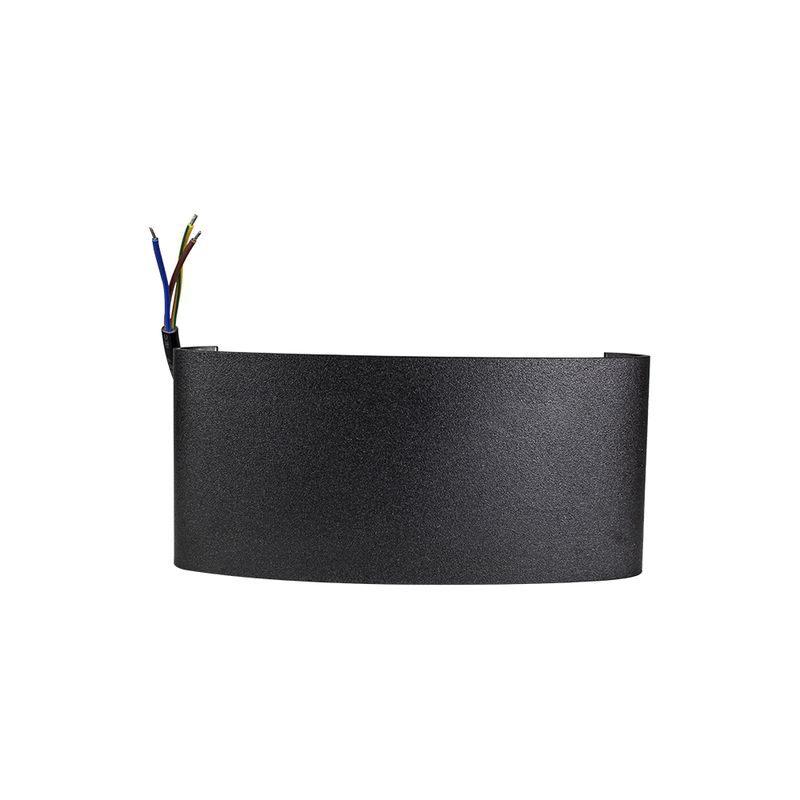 Arandela Preta Para Parede Externa/Interna LED 6W - 4000k / Bivolt (520,0031) - Noll LED