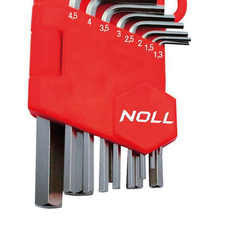 Jogo de Chaves Hexagonais 13 Peças (374,0003) - Noll