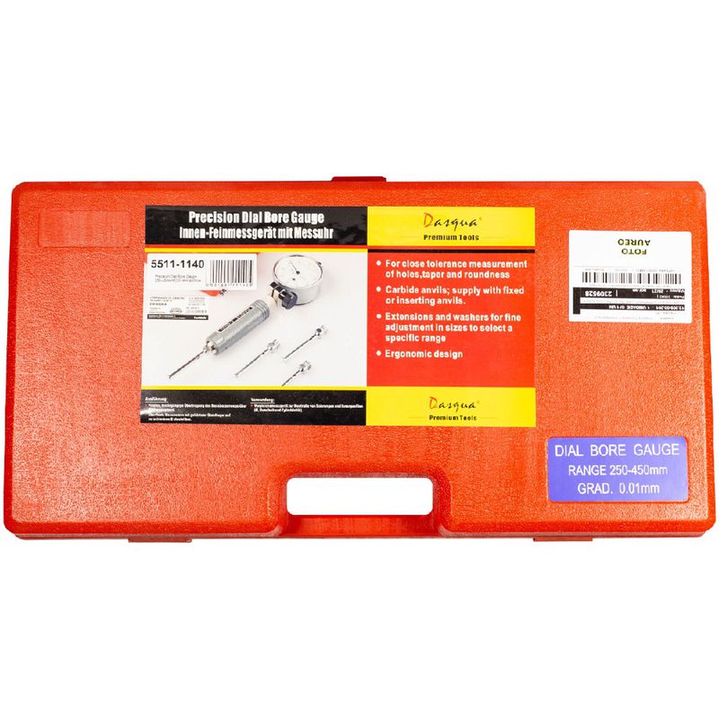 Comparador de Diâmetro Interno 250 á 450mm (420,0014) - Dasqua