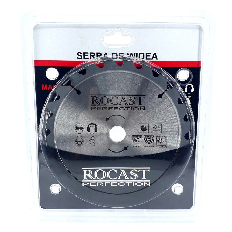 Serra Circular Com Pastilha MD Para Madeira 9.1/4'' x 24D (35,0004) - Rocast