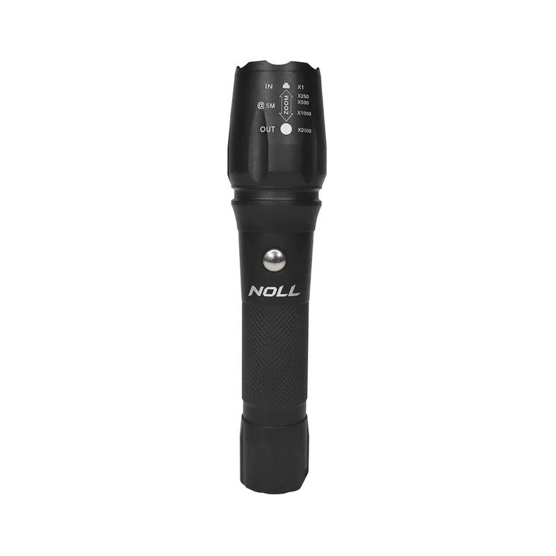 Lanterna Tática Militar Com Zoom 5 Funções (351,0005) - Noll
