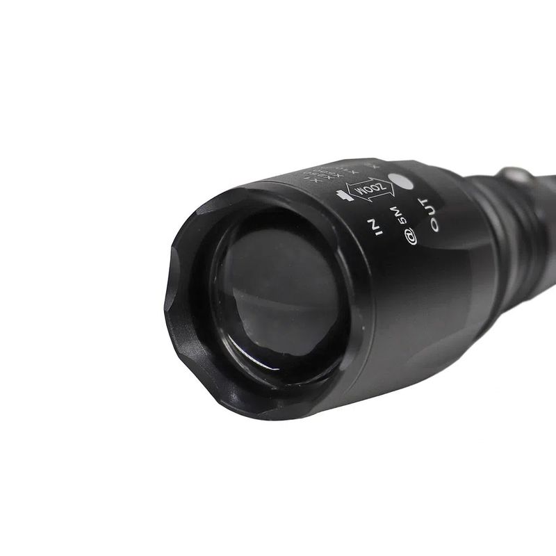 Lanterna Tática Militar Com Zoom 5 Funções (351,0005) - Noll
