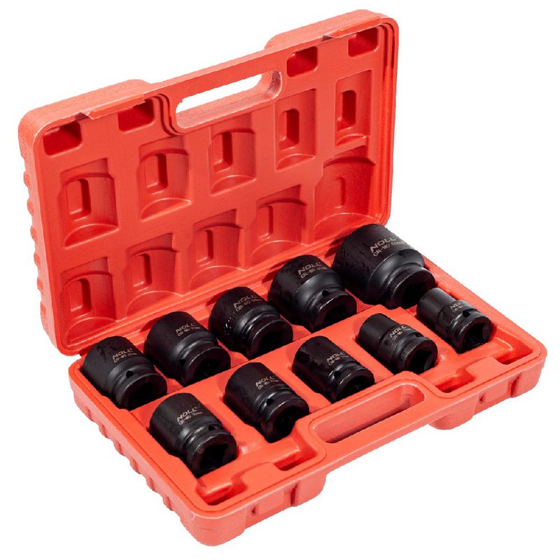 Jogo de Soquete de Impacto Sextavado 3/4'' - 19 á 46mm (435,0183) - Noll