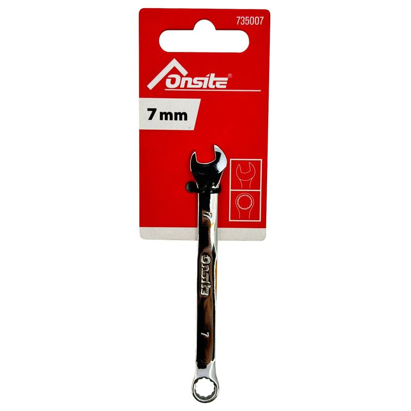 Chave Combinada 7mm em Aço Carbono (735007) - Onsite