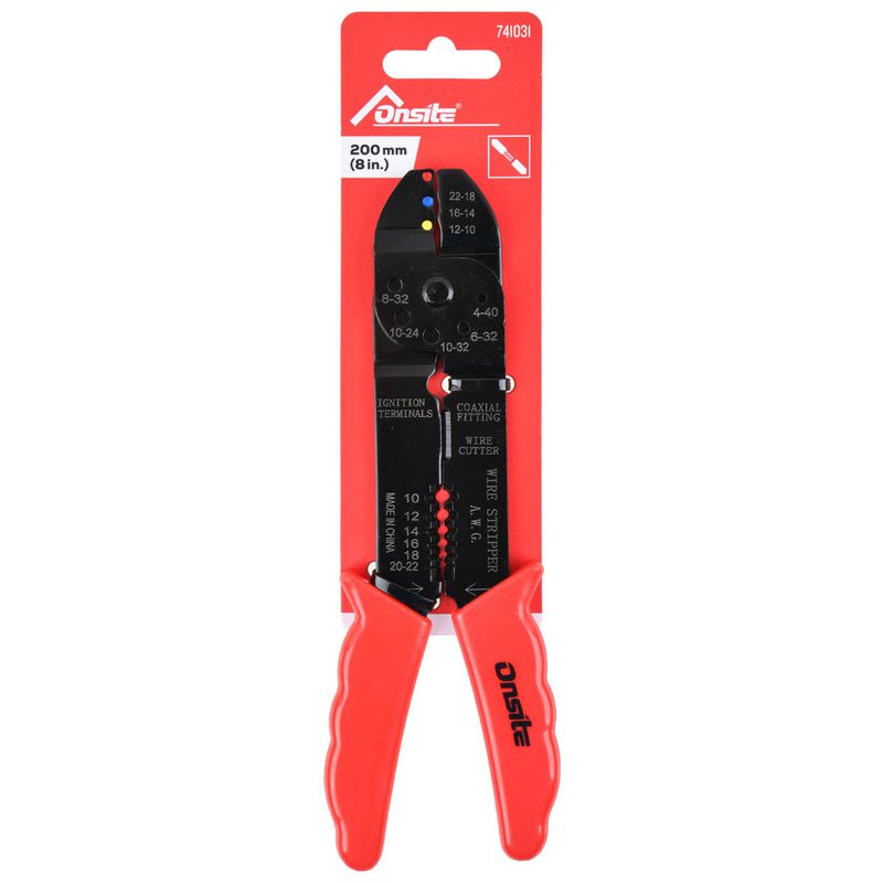 Alicate Crimpador Multiuso 8'' - 200mm (741031) - Onsite