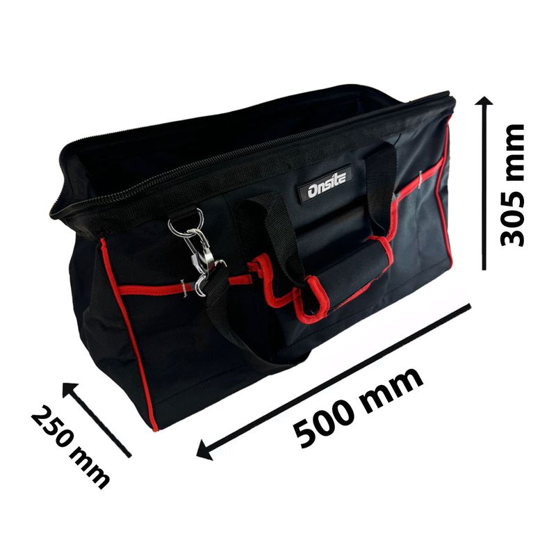 Bolsa de Lona Para Ferramentas Com 16 Bolsos 500 x 250 x 305mm (323201) - Onsite