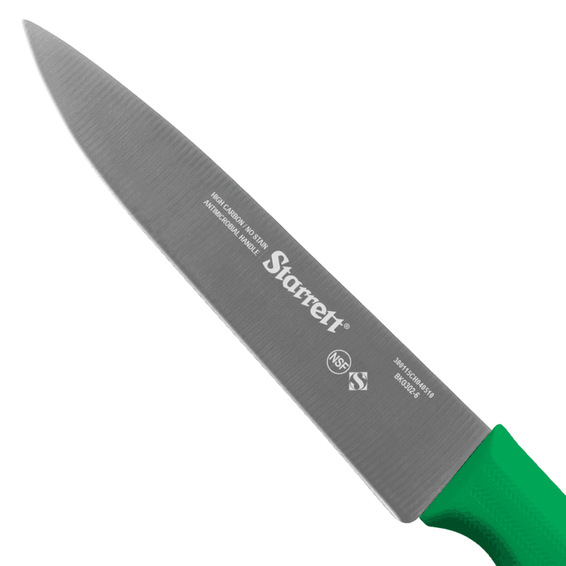 Faca de Carne Para Refile de Mesa Lâmina Triangular Estreita 6'' Com Cabo Verde (BKG302-6) - Starrett