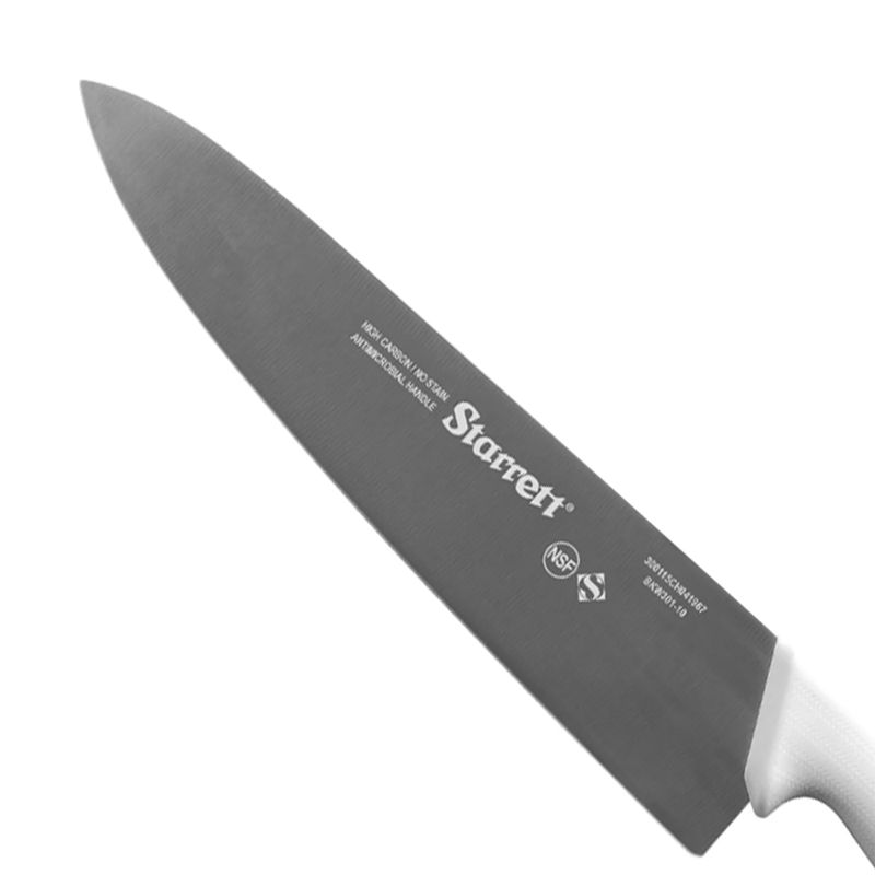 Faca de Carne Para Refile de Mesa Com Lâmina Triangular 10'' e Cabo Branco (BKW301-10) - Starrett