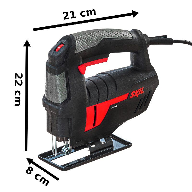 Serra Tico-Tico com Velocidade Variável 400W 4400 + Sargento - Skil