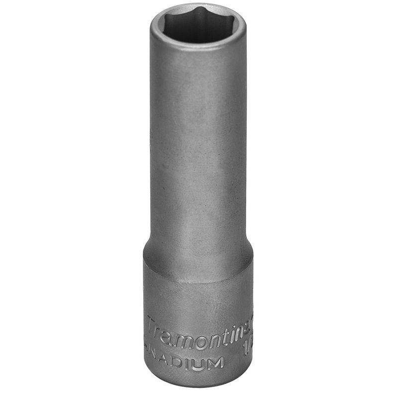 Soquete Sextavado Longo em Aço Cromo Vanádio 1/2'' - Encaixe 1/2'' Tramontina PRO