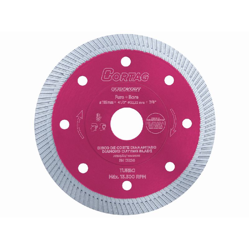 Disco Diamantado Durokort 115mm - Cortag