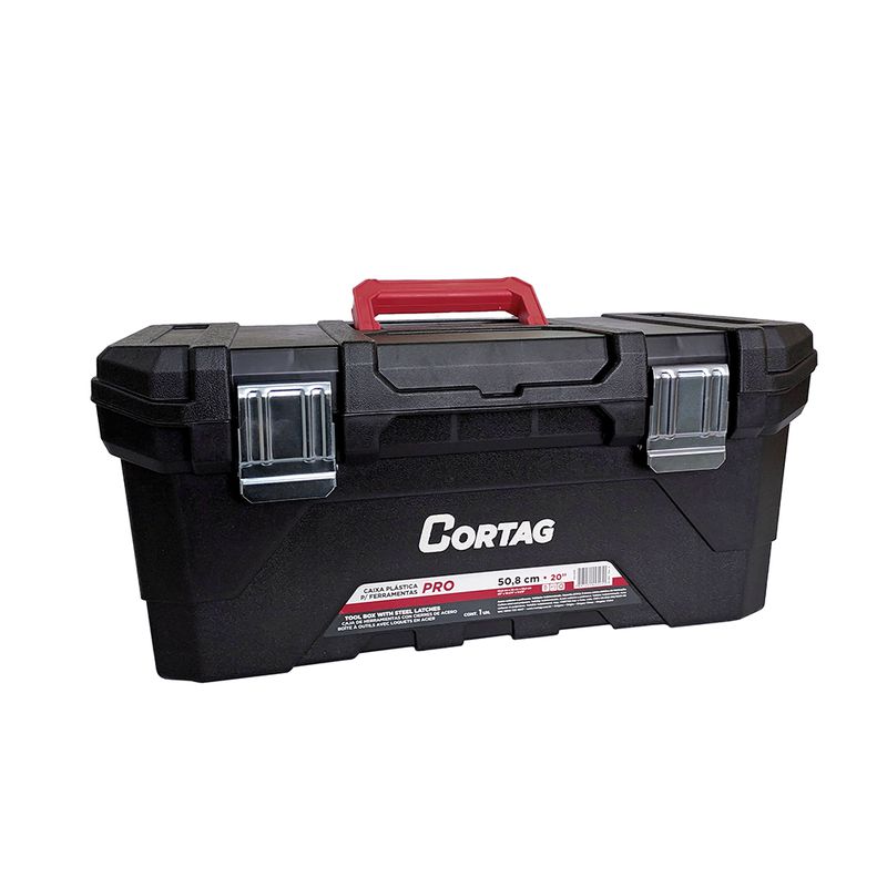 Caixa Plástica Para Ferramentas PRO 20'' 62545 - Cortag 