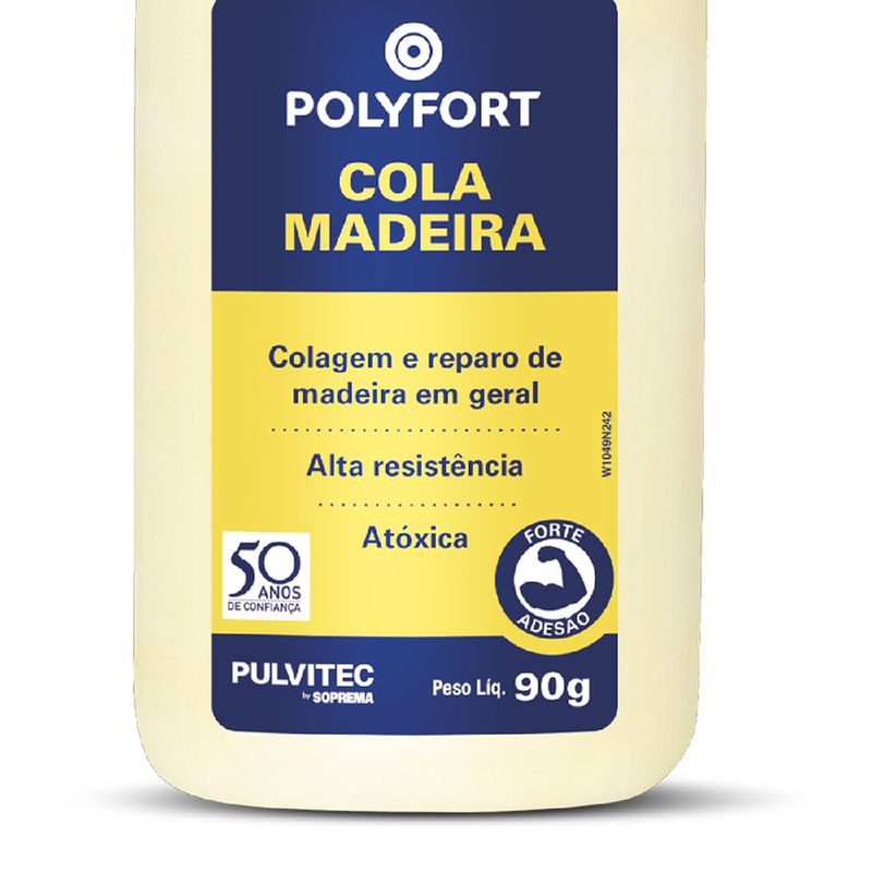 Cola Para Madeira Extra Forte Com 90g (IA022) - Pulvitec