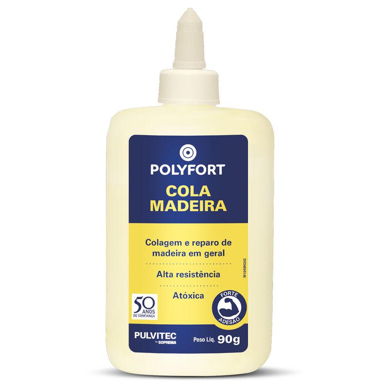 Cola Para Madeira Extra Forte Com 90g (IA022) - Pulvitec