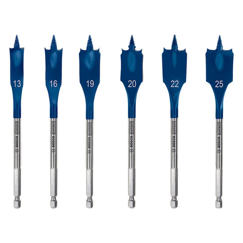 Jogo com 6 brocas Bosch EXPERT Self Cut Speed 13-25mm x 152mm