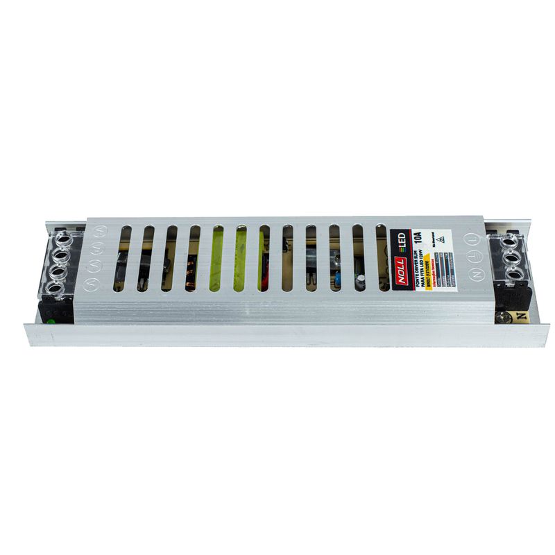Fonte Driver Slim Para Fita de LED 120W - 10A (522,0009) - Noll LED