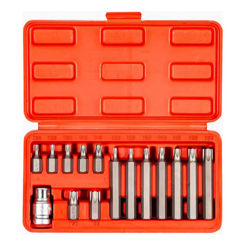 Jogo de Bits Tipo Torx Com 15 Peças (372,0002) - Noll