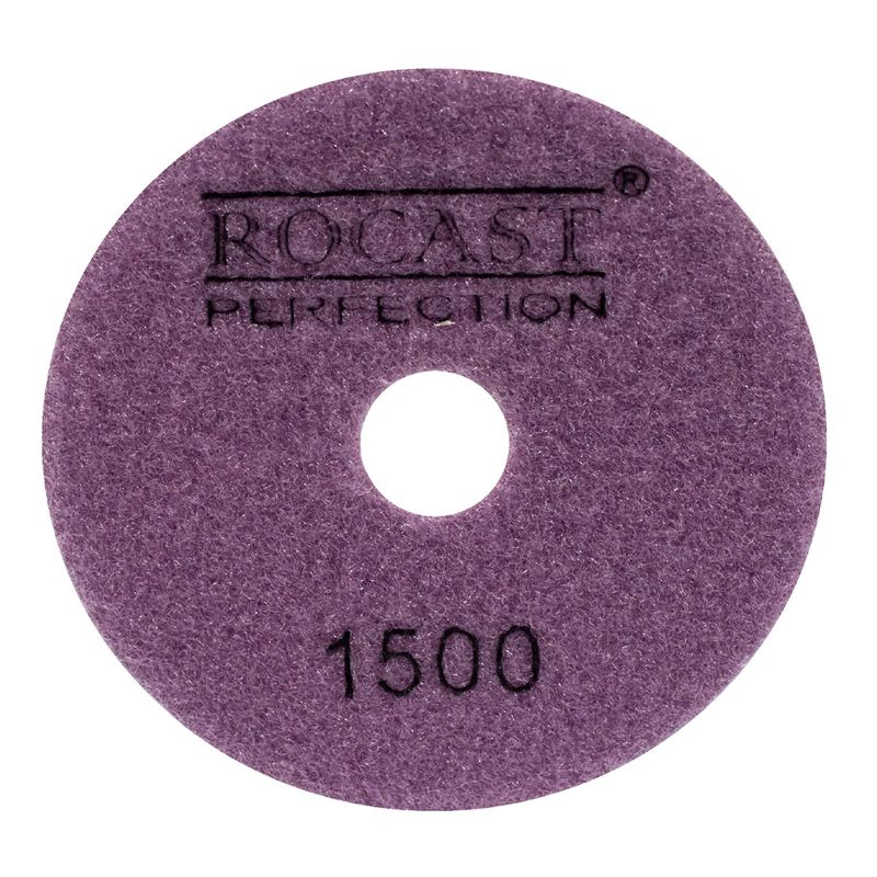 Kit Disco Diamantado Para Polir 4'' GR. 1500 Com 10 Unidades (545,0006) - Rocast